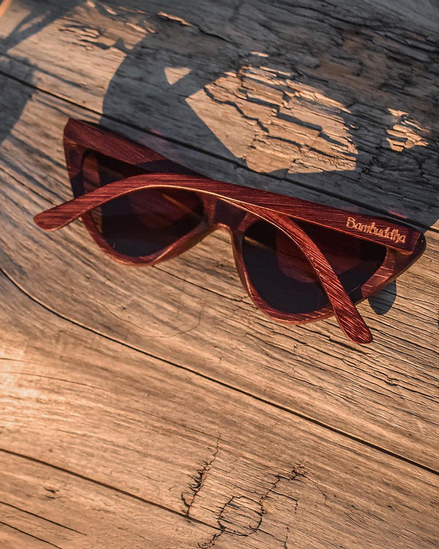 Betty | Polarized Bamboo Sunglasses