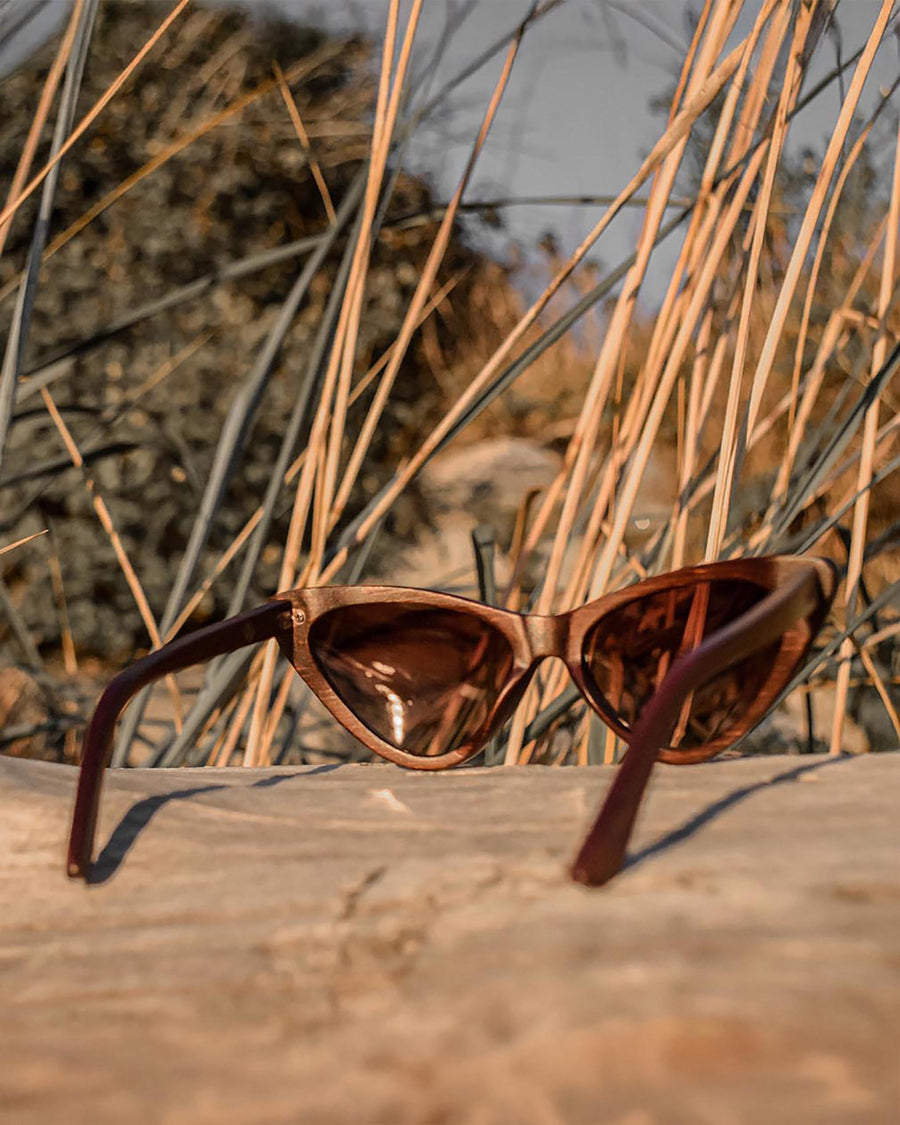Betty | Polarized Bamboo Sunglasses