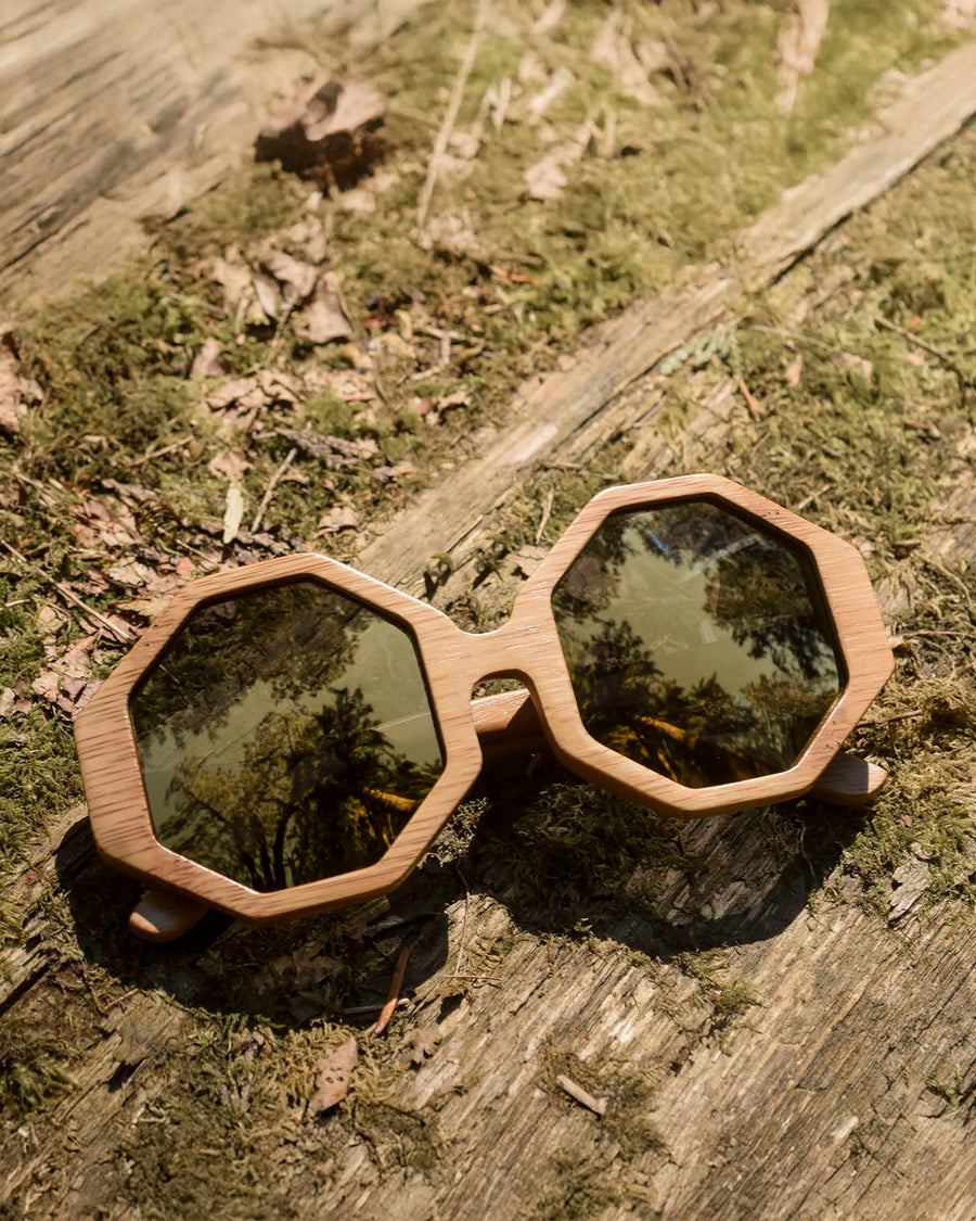 Honeycombs | Polarized Bamboo Sunglasses