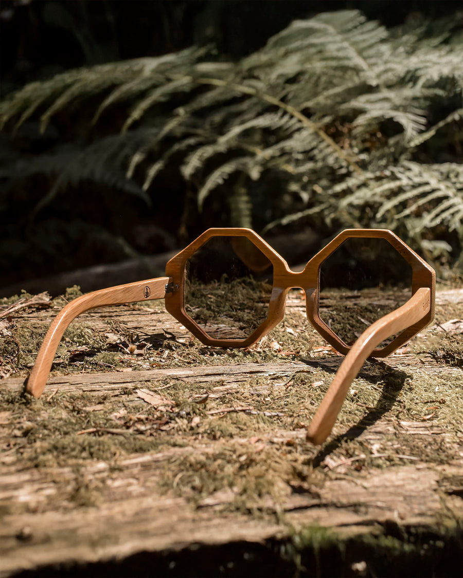 Honeycombs | Polarized Bamboo Sunglasses
