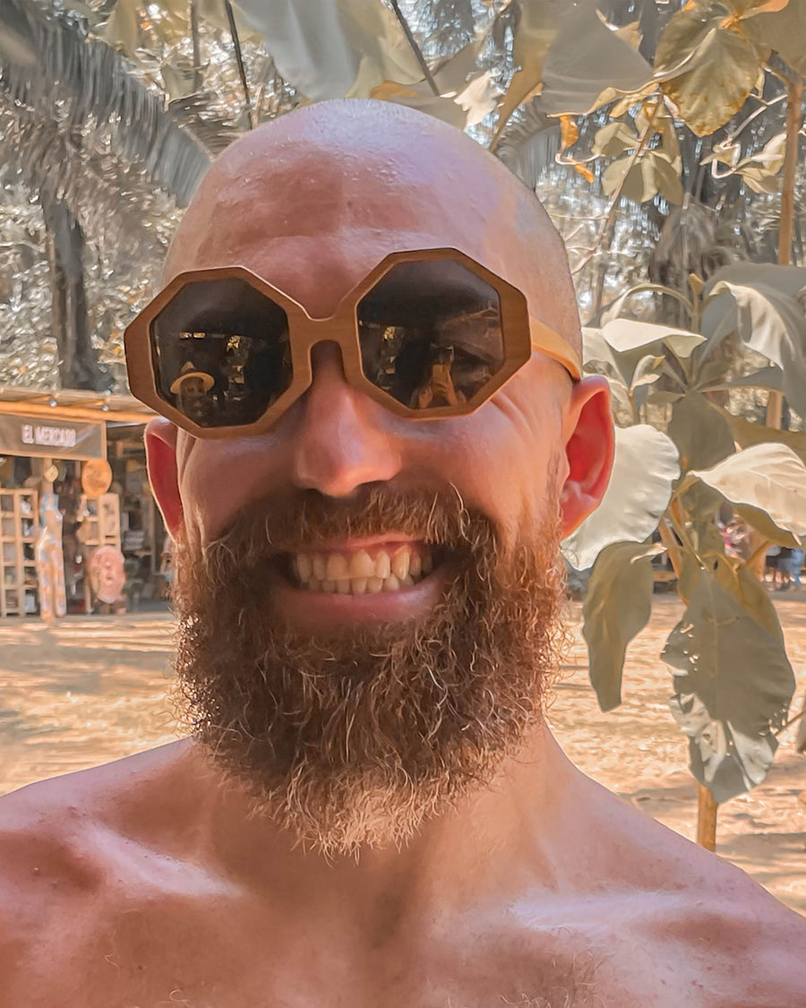 Honeycombs | Polarized Bamboo Sunglasses