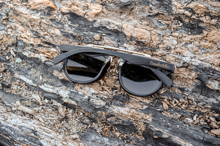 Onyx | Polarized Bamboo Sunglasses by Bambuddha