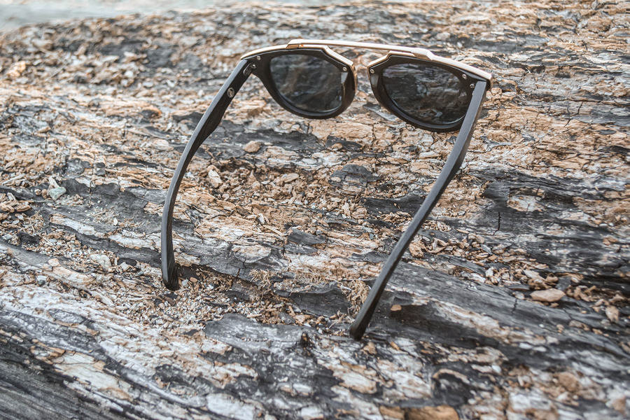 Onyx | Polarized Bamboo Sunglasses by Bambuddha