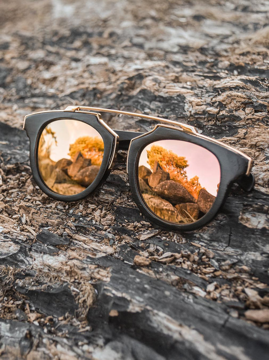 Onyx | Polarized Bamboo Sunglasses