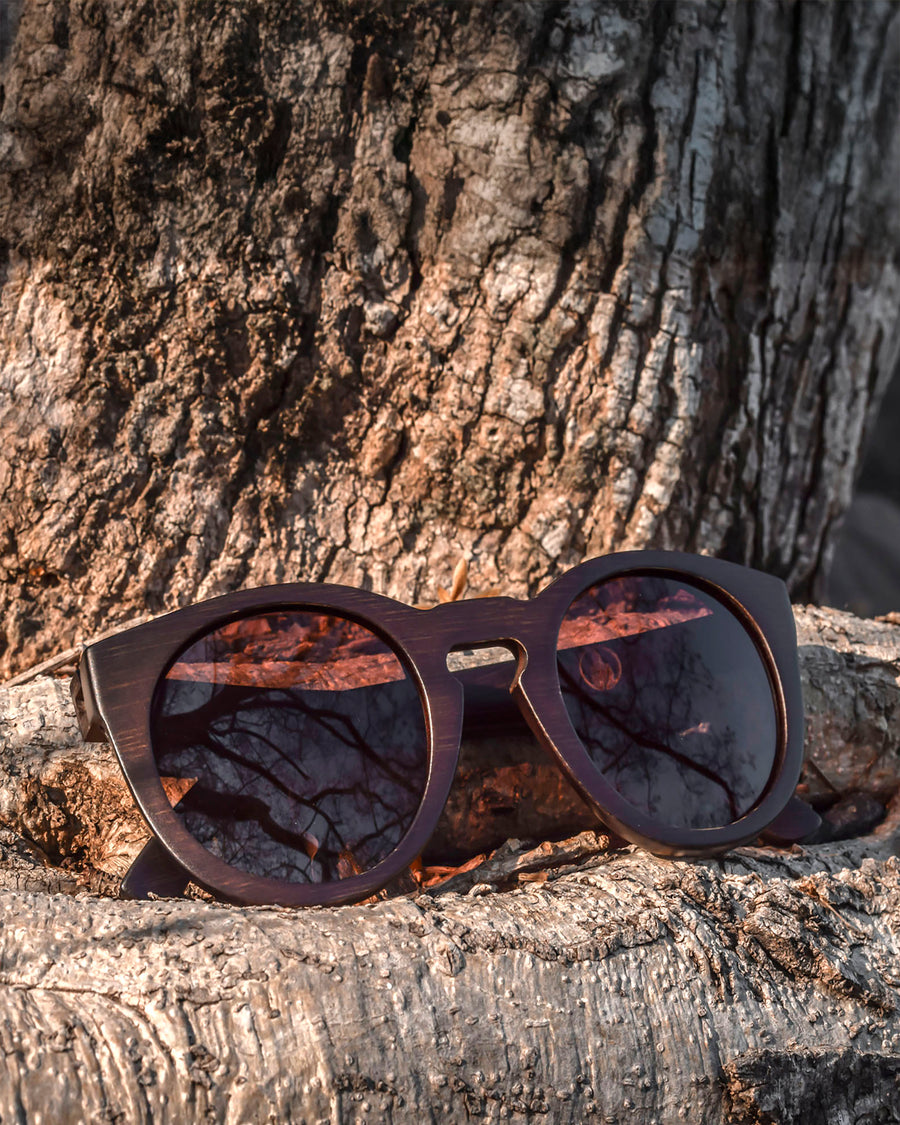 Owl Prowl | Polarized Bamboo Sunglasses
