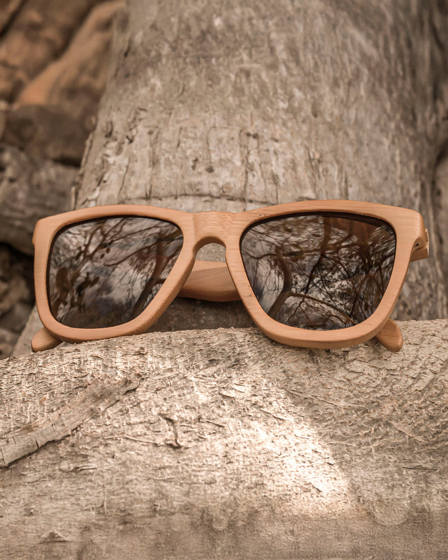 Reverse Ra | Polarized Bamboo Sunglasses