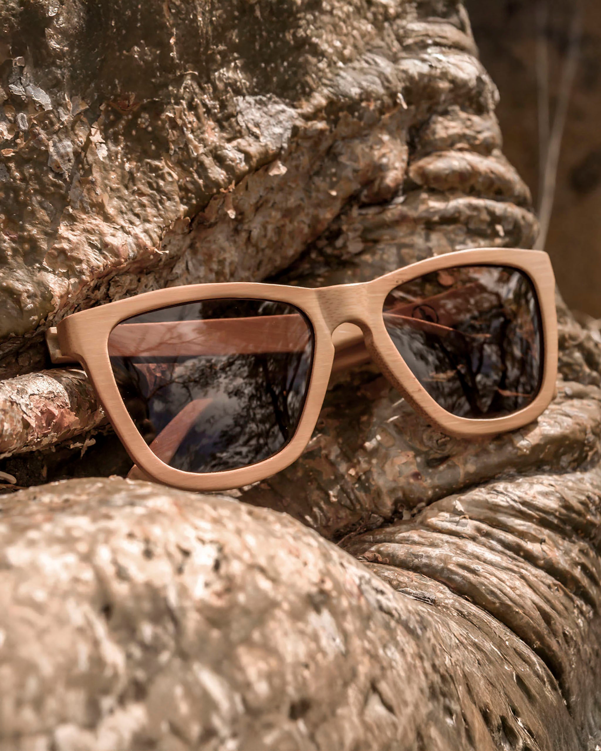 Bamboo Wooden Sunglasses Bamboo Sunglasses; Polarized, 400 UV Lenses | Mary Jane main image 4