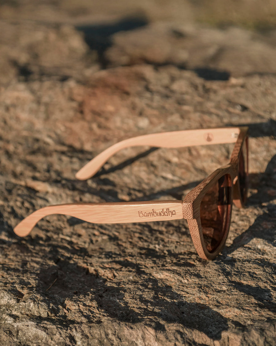 Reverse Ra | Polarized Bamboo Sunglasses