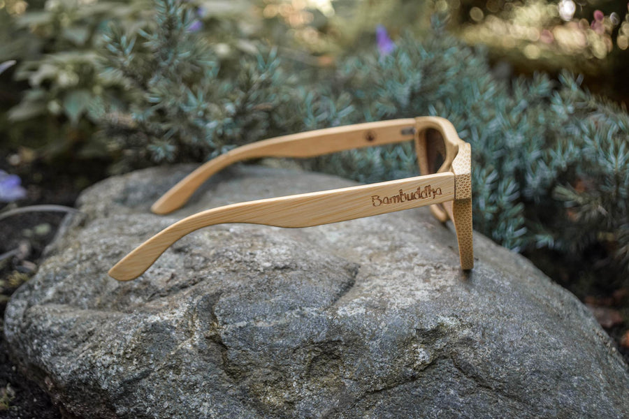 Reverse Ra | Polarized Bamboo Sunglasses by Bambuddha