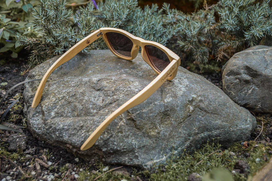 Reverse Ra | Polarized Bamboo Sunglasses by Bambuddha