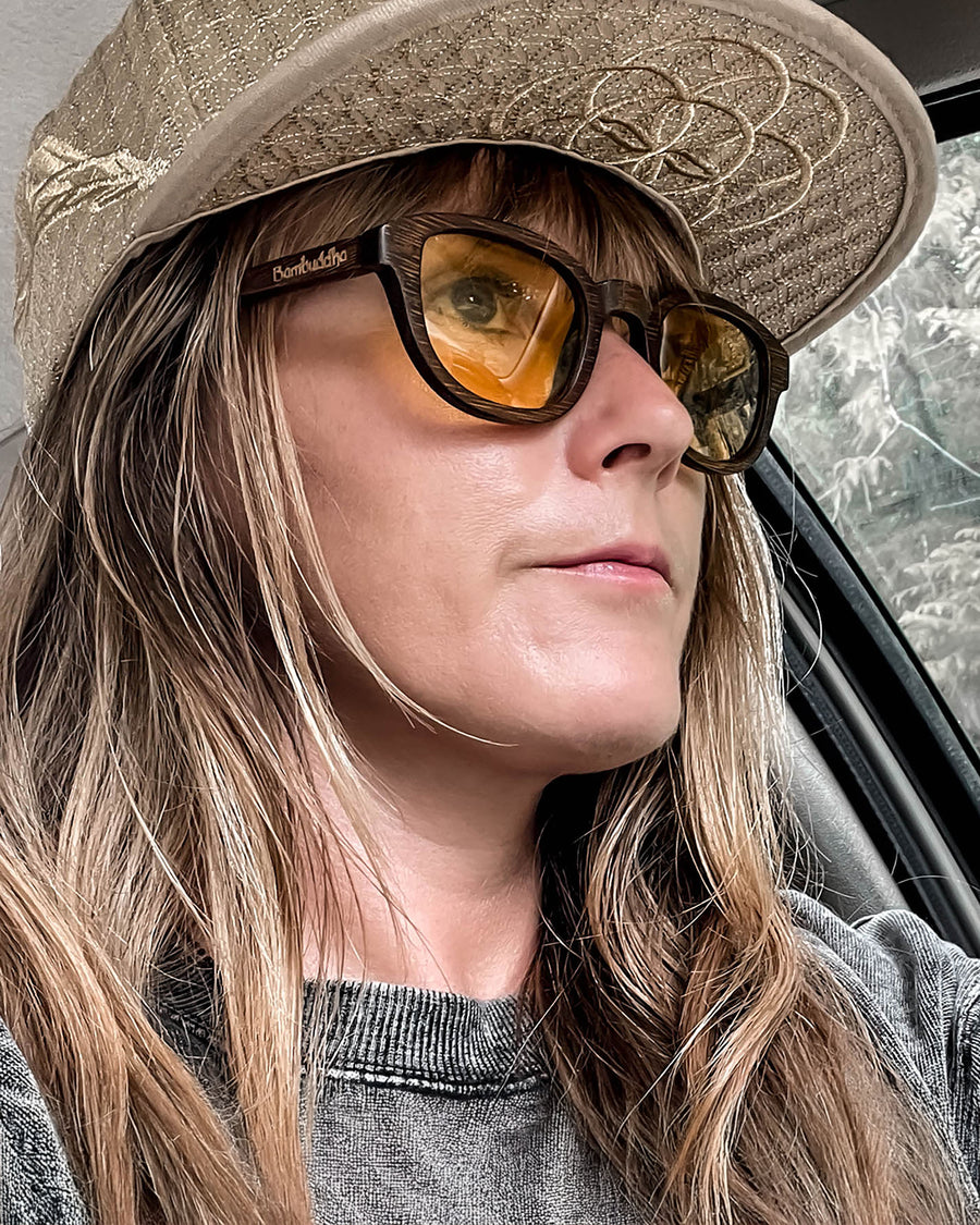 Screen Bee (Rx) | Polarized Bamboo Sunglasses