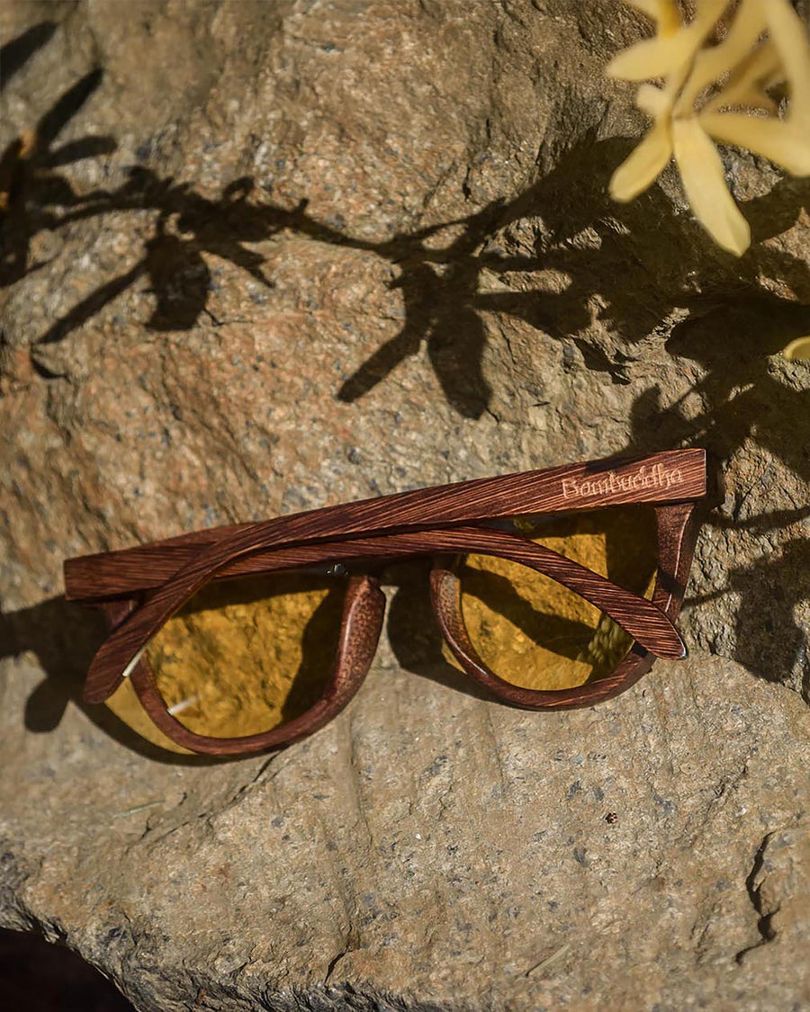 Screen Bee (Rx) | Polarized Bamboo Sunglasses
