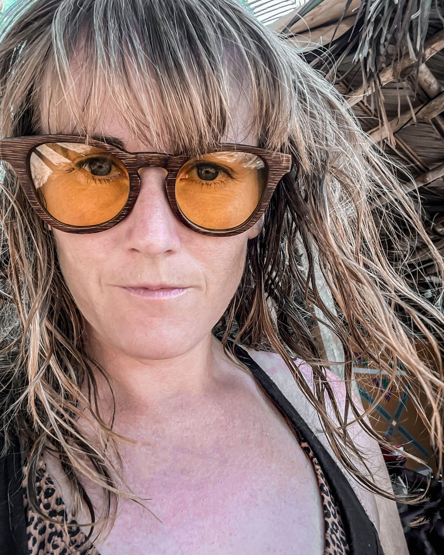 Screen Bee (Rx) | Polarized Bamboo Sunglasses