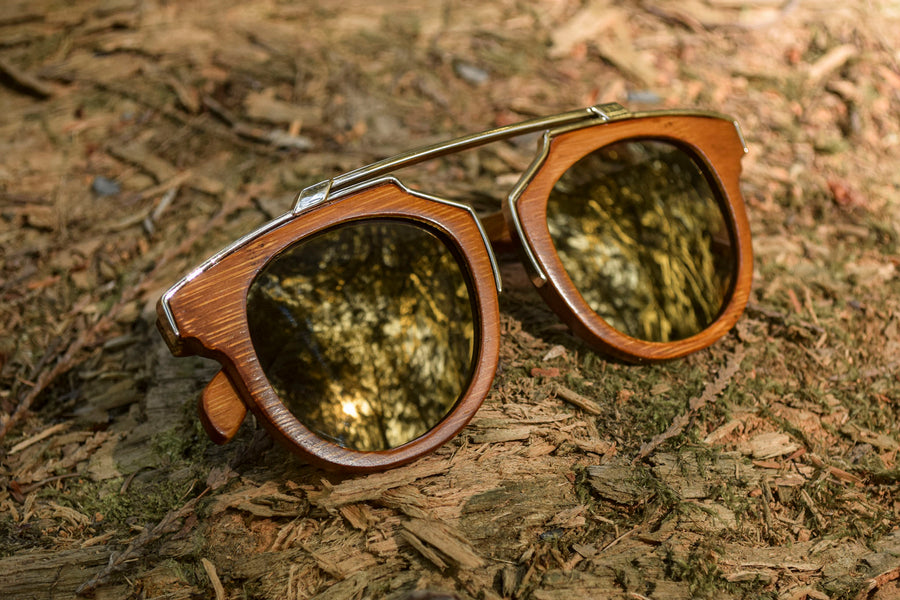 Onyx | Polarized Bamboo Sunglasses by Bambuddha