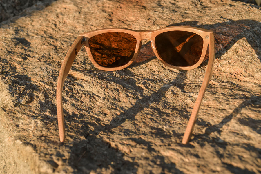 Reverse Ra | Polarized Bamboo Sunglasses by Bambuddha